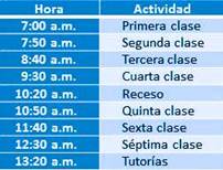 horarios CEHN